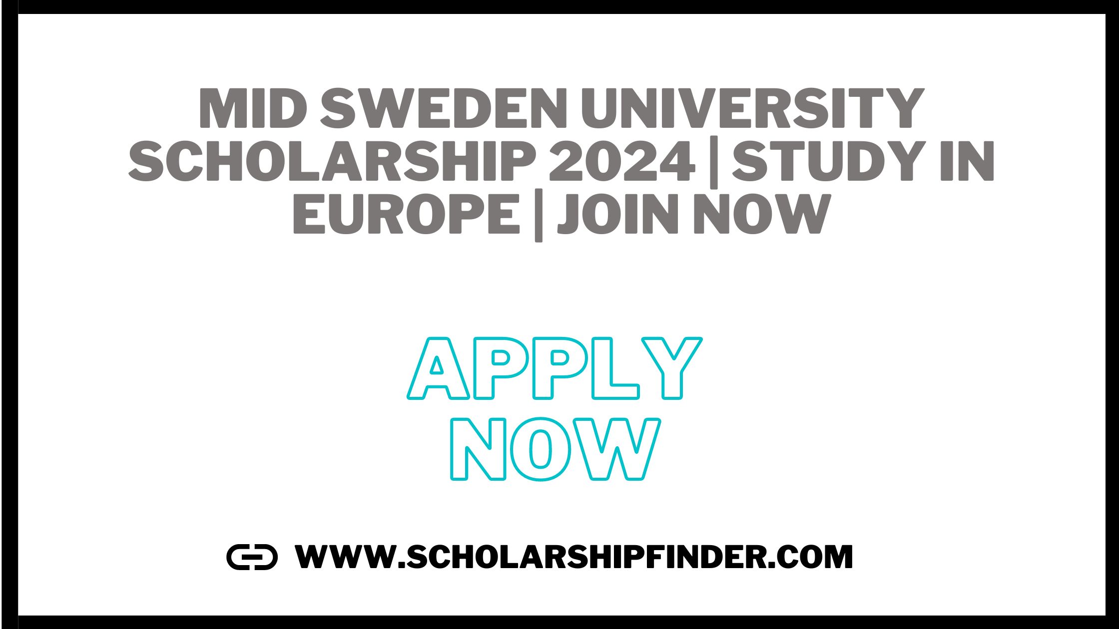 Mid Sweden University Scholarship 2024 | Study in Europe | JOIN NOW