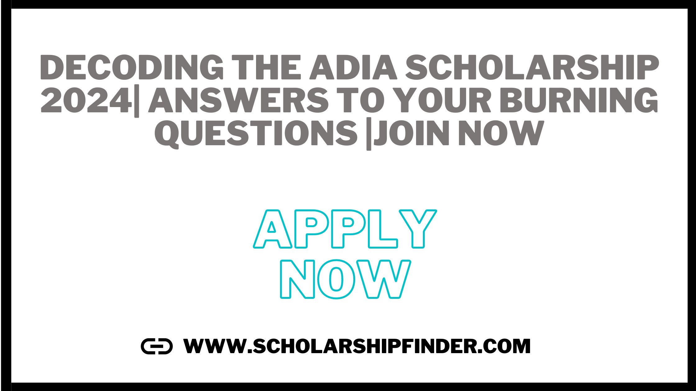 Decoding the ADIA Scholarship 2024| Answers to Your Burning Questions |JOIN NOW