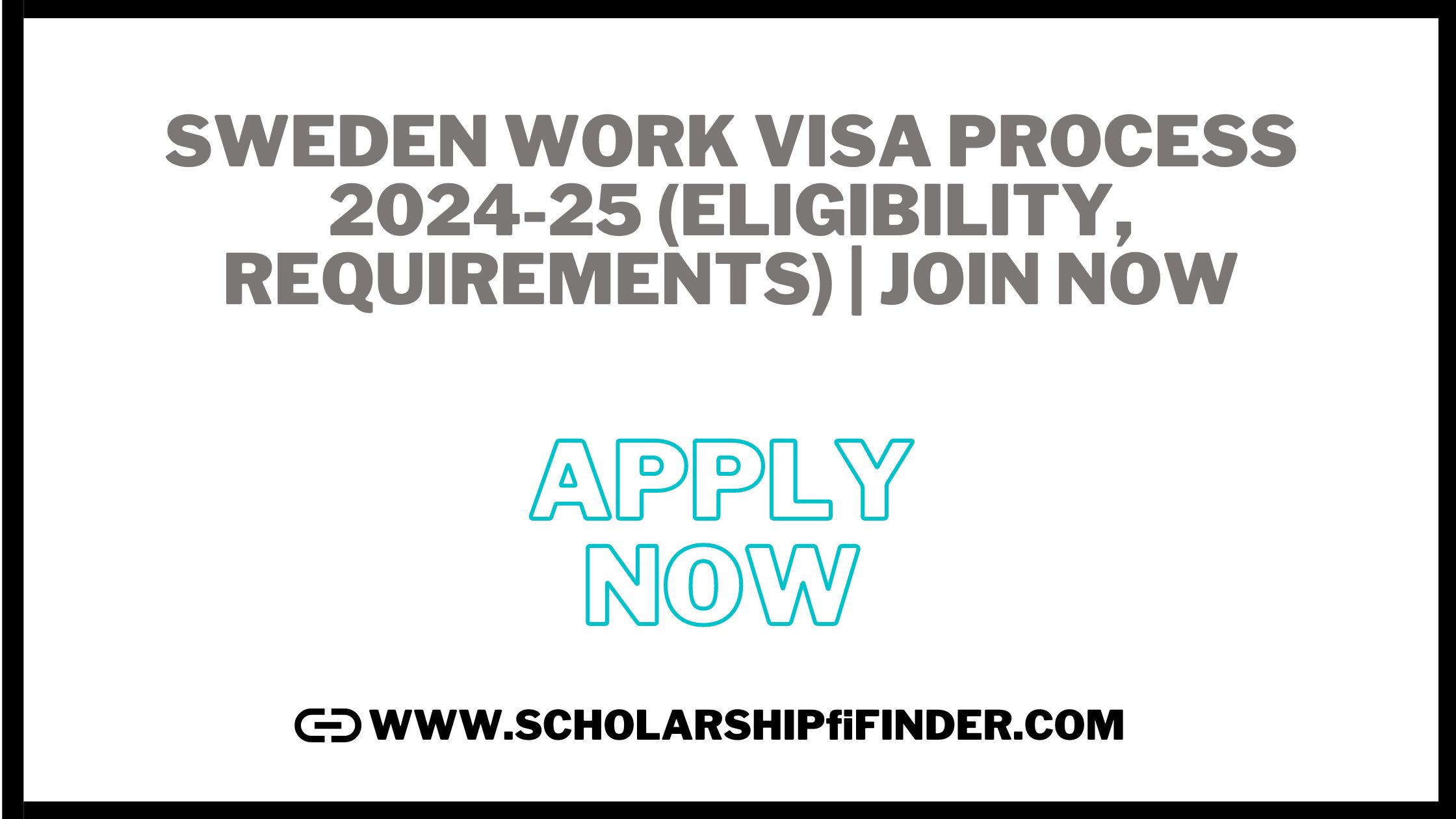 Sweden Work Visa Process 2024-25 (Eligibility, Requirements) | JOIN NOW