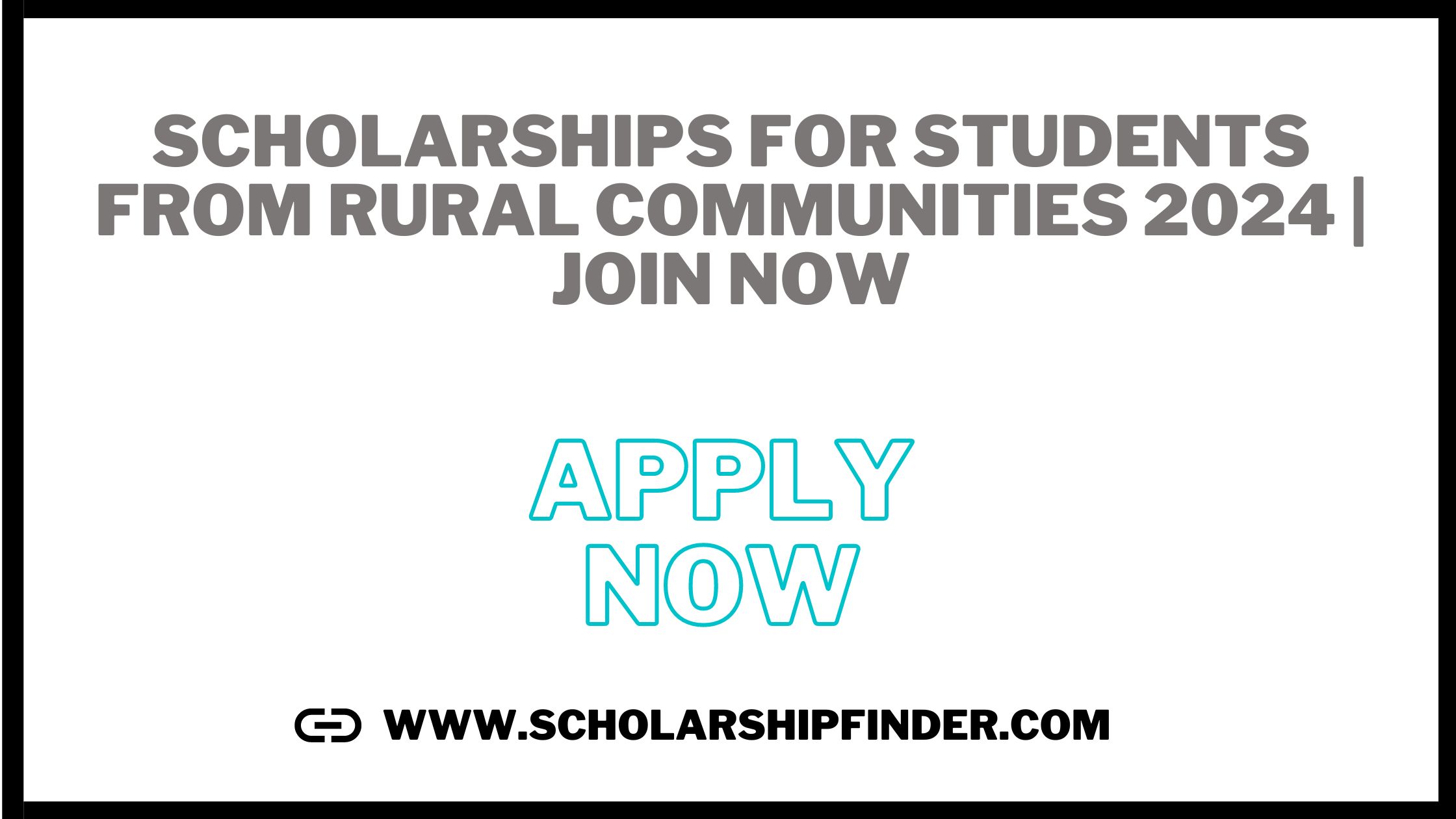 Scholarships for students from rural communities 2024 | JOIN NOW